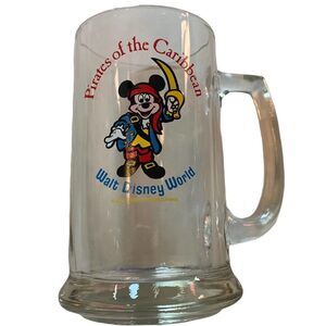 Disney- Pirates of the Carribean Mickey Glass Mug
